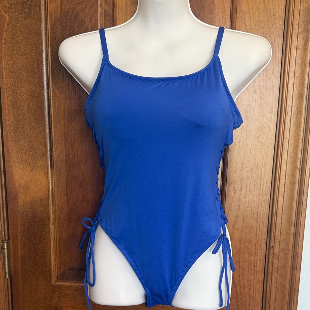 Shade & Shore Vibrant Blue One Piece Swimsuit
